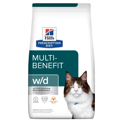 (CAT) 힐스 캣 wd w/d Multi-benefit 3.85kg(고양이 처방식-비만예방,당뇨,췌장)