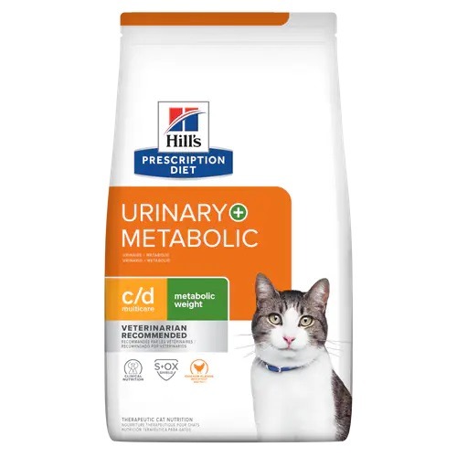 (CAT) 힐스 캣 cd  c/d 유리너리+메타볼릭 Metabolic+Urinary 2.88kg(고양이 처방식-과체중+비뇨기계)