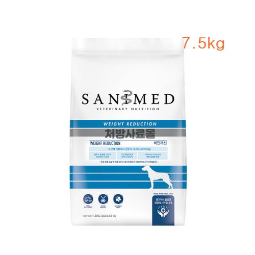(DOG) 세니메드 RD 웨이트리덕션 7.5kg SANIMED WEIGHT REDUCTION (처방식-비만,체중감량)
