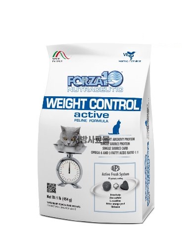 [CAT] 포르자10 웨이트 컨트롤 FORZA10 WEIGHT CONTROL ACTIVE 454g(처방식-비만,당뇨,고지혈증,췌장질환)