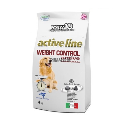 [DOG] 포르자10 웨이트 컨트롤 FORZA10 WEIGHT CONTROL ACTIVE 4kg(처방식-비만,당뇨,고지혈증,췌장질환)
